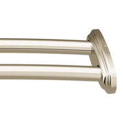Moen Curved Shower Rods Polished nickel adjustable curved shower rod DN2141NL